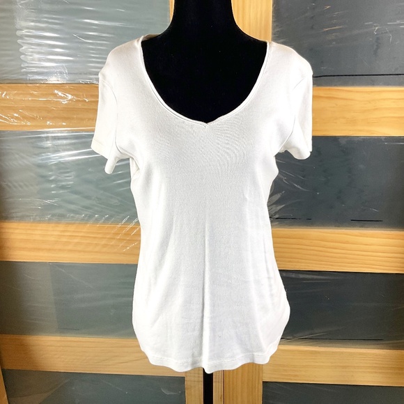 Segments Classic White Short Sleeved Vintage T-Shirt - Picture 1 of 8